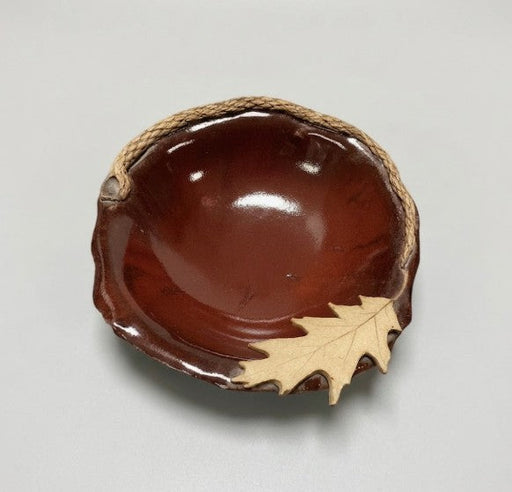 Stoneware Bowl - Red Oak small