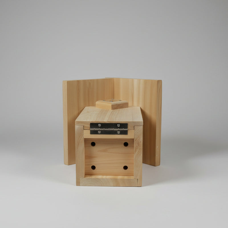 Bluebird Nest Box with Peaked Roof - Western Red Cedar