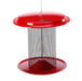 Magnet Mesh Hanging Bird Feeder for Sunflower in Red