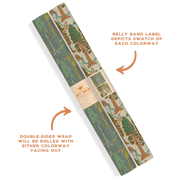 Recyclable Gift Wrap / Double-Sided Wrapping Paper: Redwoods