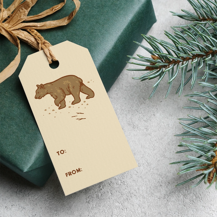 Gift Tag Set of 8: Redwoods