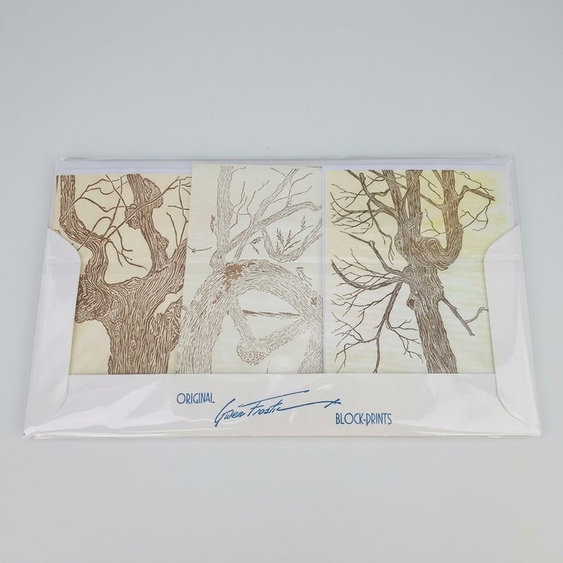 Gwen Frostic: Regal Trees Notecard Set