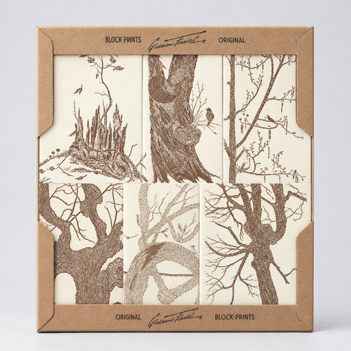 Gwen Frostic: Regal Trees Notecard Set