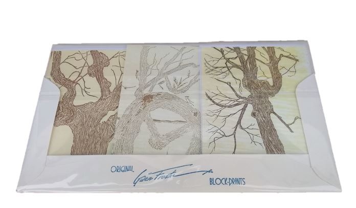 Gwen Frostic: Regal Trees Notecard Set