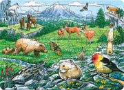 Rocky Mountain Wildlife Tray Puzzle