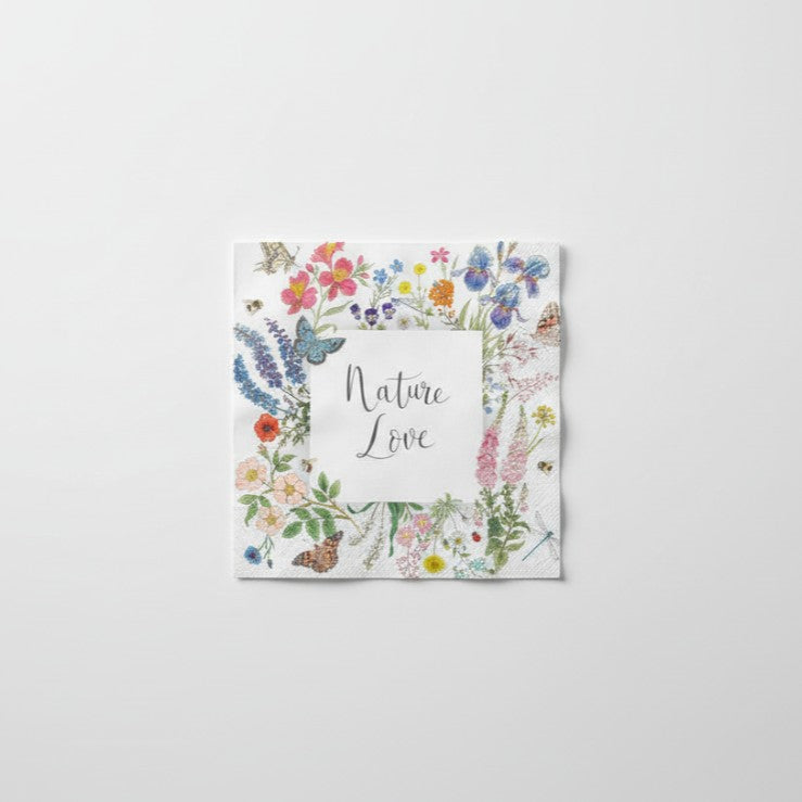 Romance Nature Paper Napkins - Beverage size