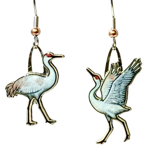 Sandhill Crane Earrings