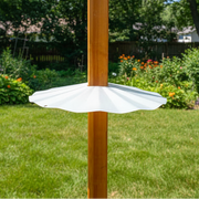 4x4 Disk Squirrel Baffle on pole