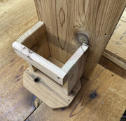 Screech Owl or Kestrel House
perch on interior of nesting box