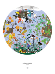 Charley Harper: Seasons 1000 Piece Circular Jigsaw Puzzle