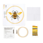 Mini Cross Stitch Embroidery Kit - Bee
pattern material, needle and thread included with this kit