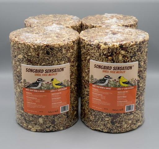 4 Pack Shell Free Medley Seed Cylinder - Large - 4.5 lbs