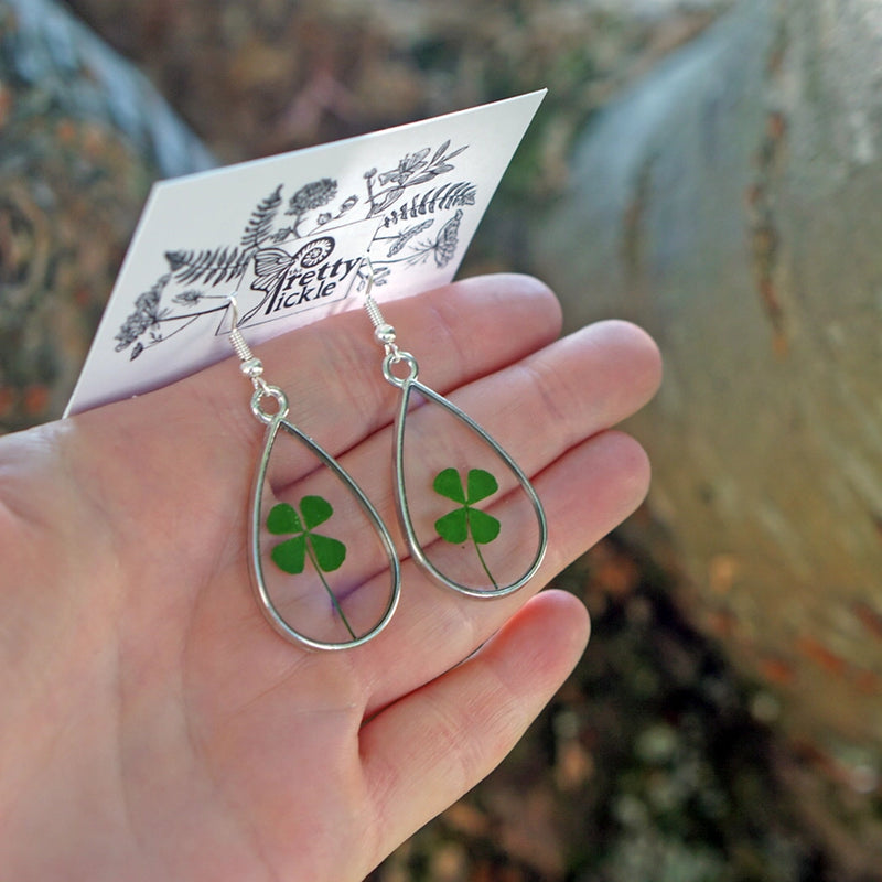 Four Leaf Clover Earrings