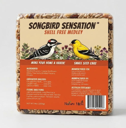 Shell Free Medley Small Seed Cakes 9 oz