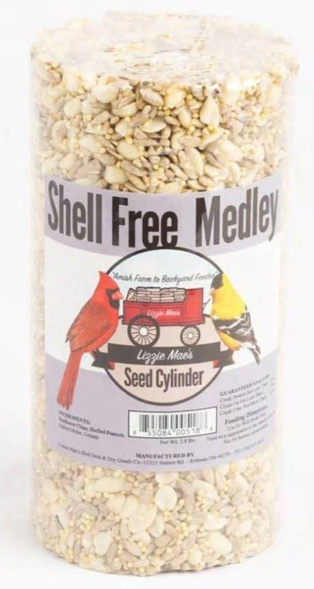 Cylinder Seed Cake Holder with Top - Shell Free Medley Cylinder