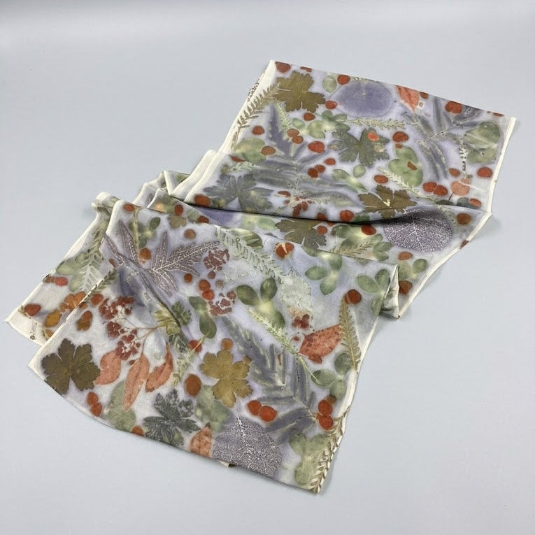 Silk Crepe Scarf
logwood