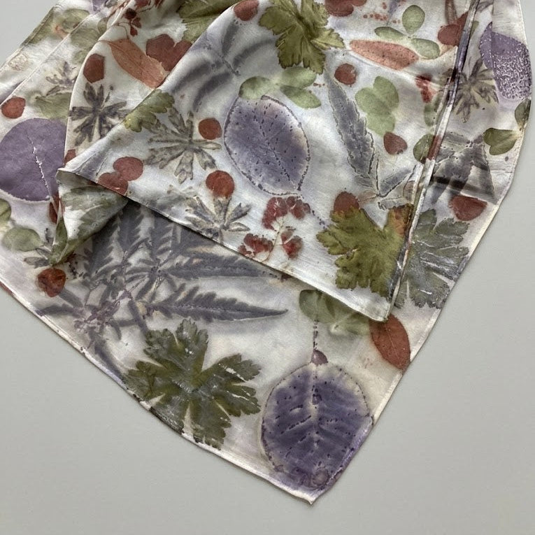 Silk habotai scarf - no dye