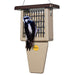 Single Suet Cake with Tail Prop Feeder with brown roof