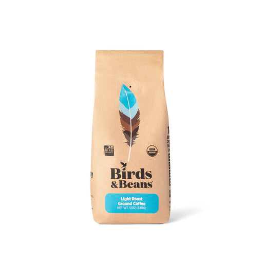 American Redstart Light Roast Ground Coffee in 12 oz bag 