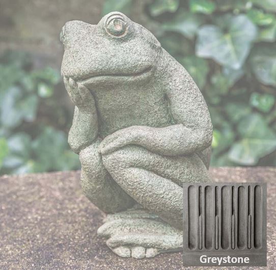 Small Thoughts Stone Statuette - Greystone