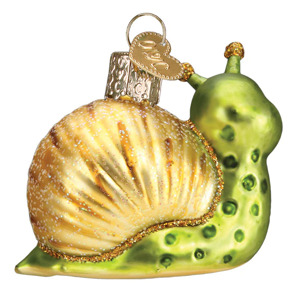 Smiley Snail Ornament - back