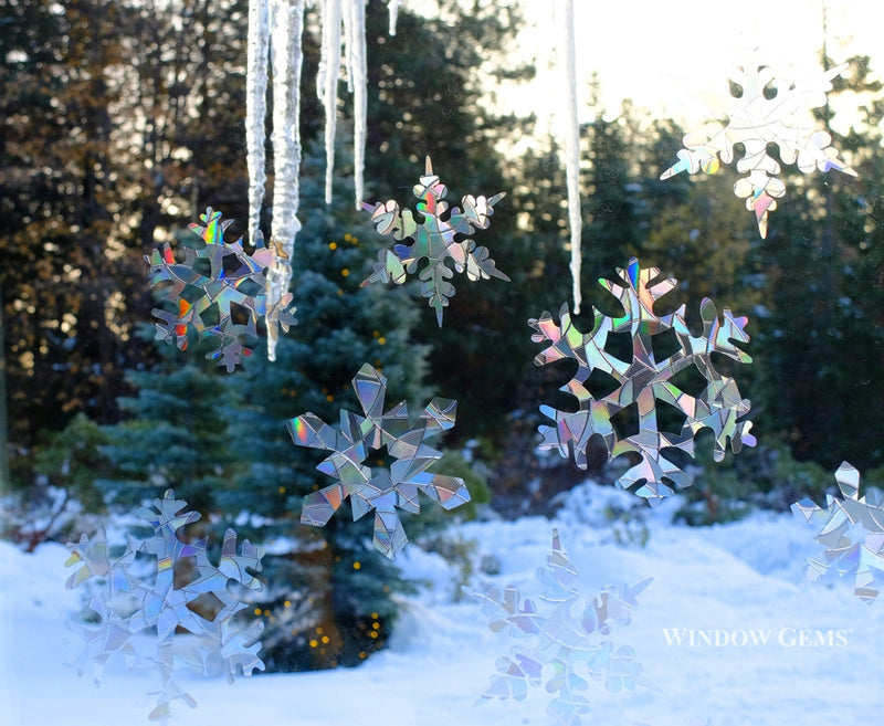 Snowflakes Window Clings