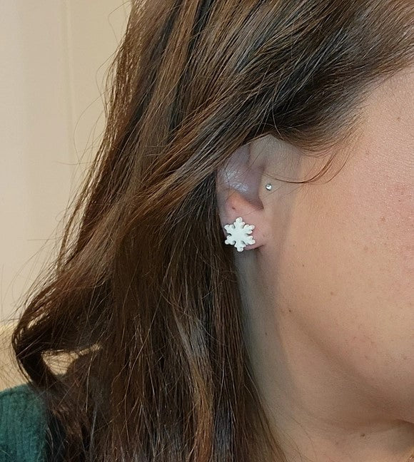 Snowflake Studs