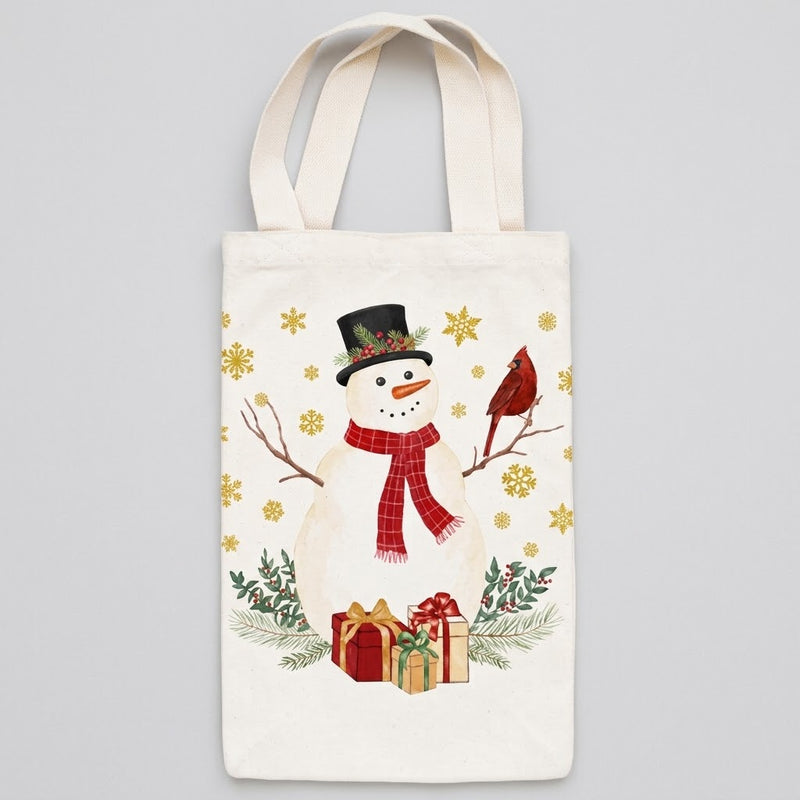 Snowman & Cardinal Gourmet Gift Caddy