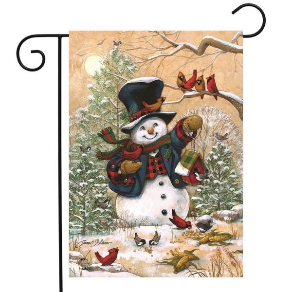 Winter Friends Garden Flag