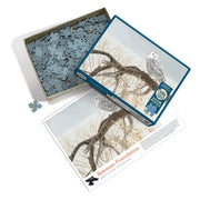Fallen Willow Snowy Owl 500 Piece Puzzle