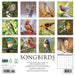 Songbirds 2025 Wall Calendar back cover