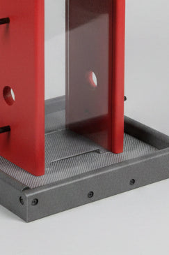 Songbird Feeder - red/grey
Closeup on the hopper 