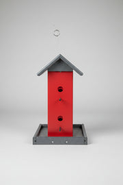 Songbird Feeder - red/grey
