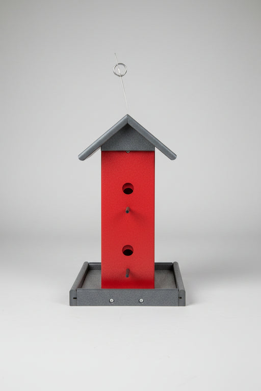 Songbird Feeder - red/grey