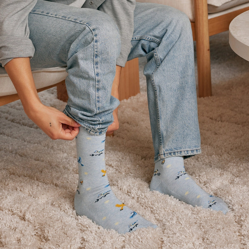 Adult Socks that Protect Songbirds