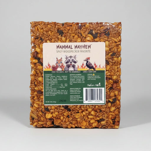 Mammal Mayhem Spicy Woodpecker Favorite Large Seed Cake 2.25lb