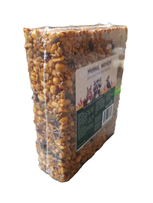 Mammal Mayhem Spicy Woodpecker Favorite Large Seed Cake 2.25lb