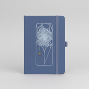 Spiderweb Eco-Friendly Upcycled Lavender Notebook