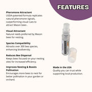 Spring Total Accessories Package for Mason Bees
Features