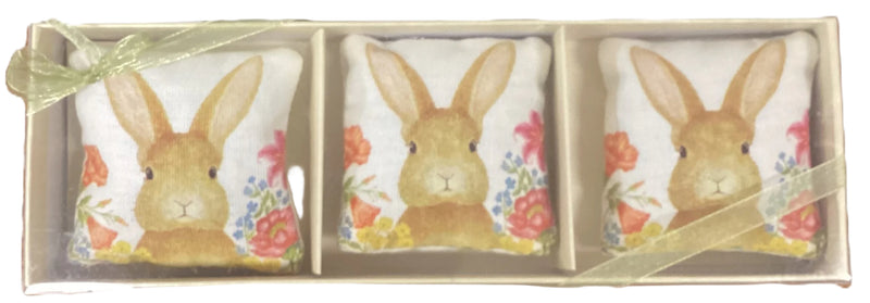 Spring Bunny Gift Boxed Lavender Sachets - Set of 3