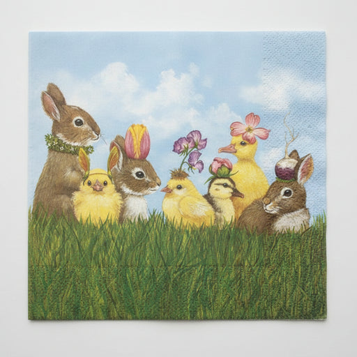 Spring Party Paper Napkins - Lunch