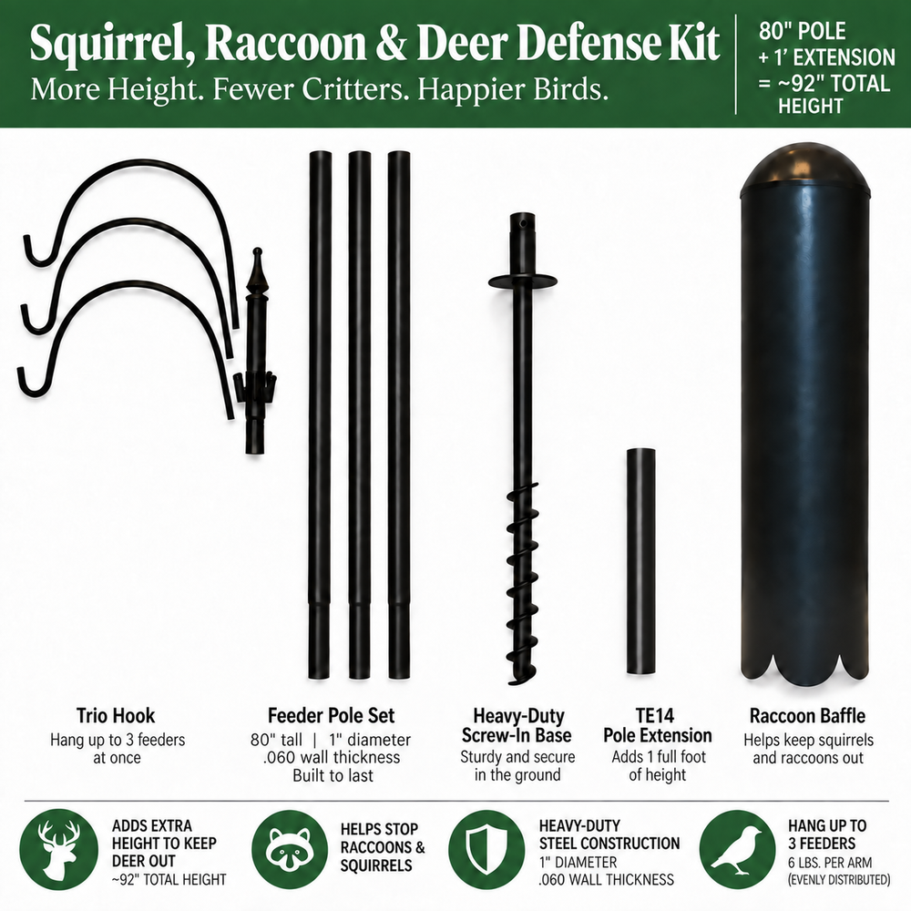 Squirrel & Deer Defense Pole Kit
