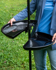 Installation photo of the seed buster tray