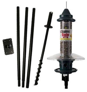 Squirrel Buster Plus Feeder Bundle with Pole Set — Nature Niche