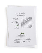Squirrel Corn Wildflower Botanical Native Plant Card information on the back