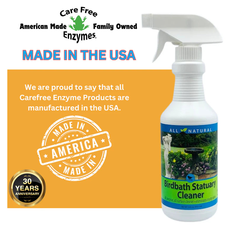Bird Bath Statuary Cleaner 16 oz
Made in the USA