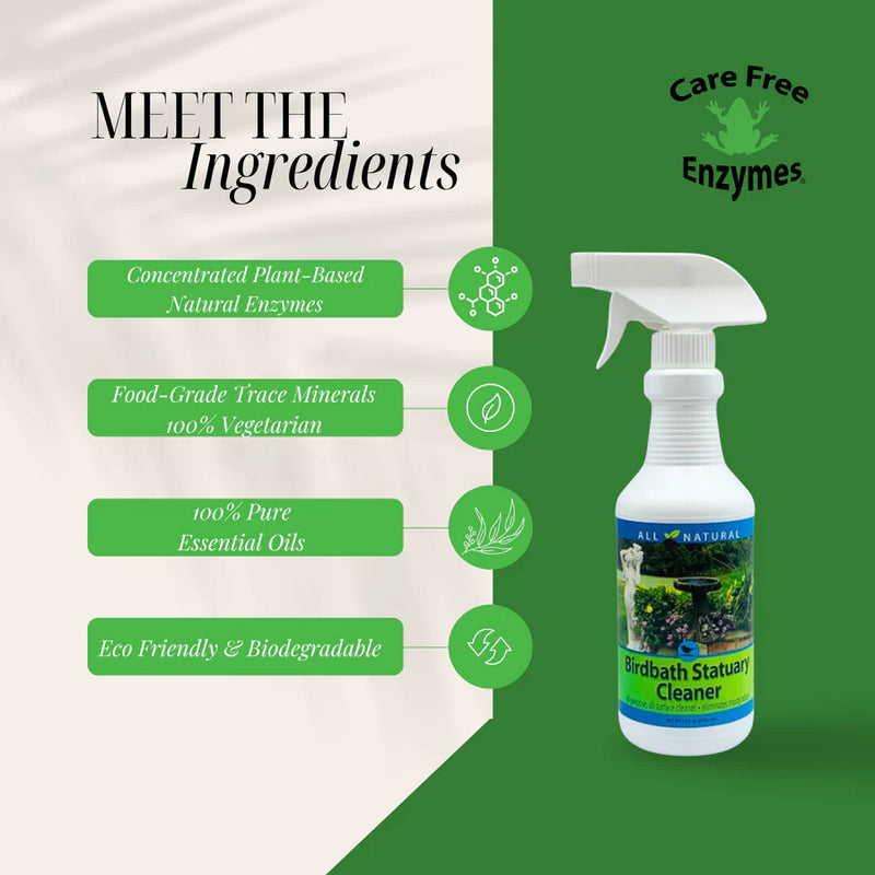 Bird Bath Statuary Cleaner 16 oz
ingredients