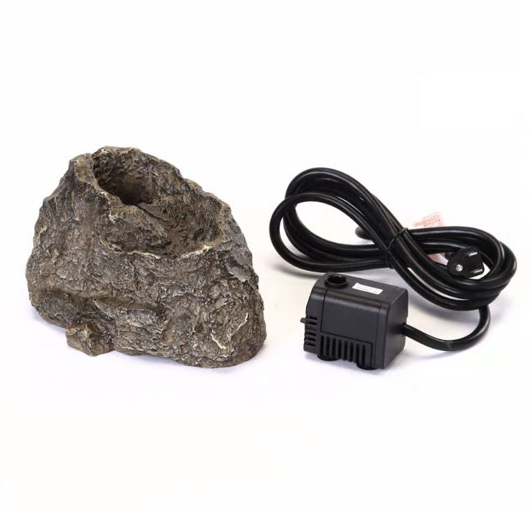 Stonecreek Waterfall Rock For Bird Bath - Electric Pump Included