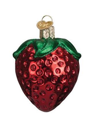 Gardener's Tree Holiday Ornament Bundle - Set of 6 - summer strawberry