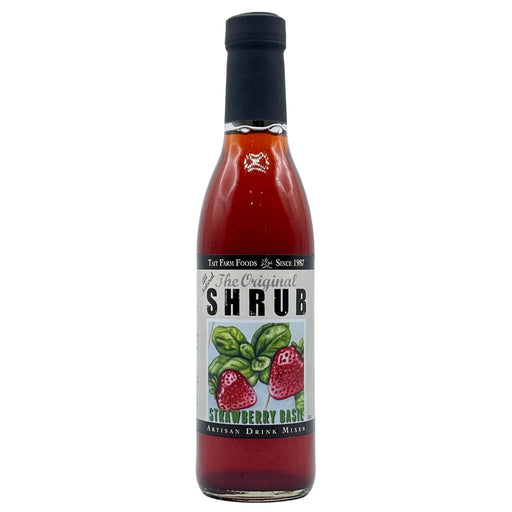 Strawberry Basil Shrub